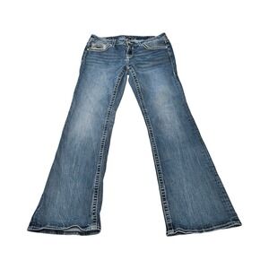 Vigoss Womans S9/18 Dallas Bootcut Heritage Fit Embroidered Thick Stitch Western